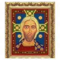 Схема для вышивания бисером Спас Златые Власы
